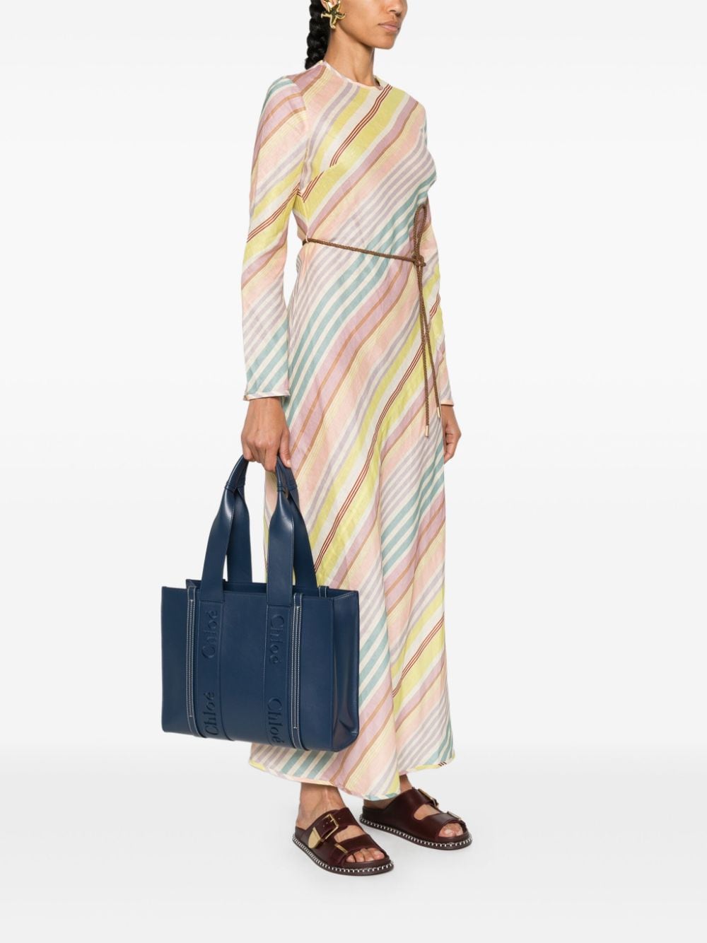 Chloé CHLOÉ- Woody Medium Leather Tote