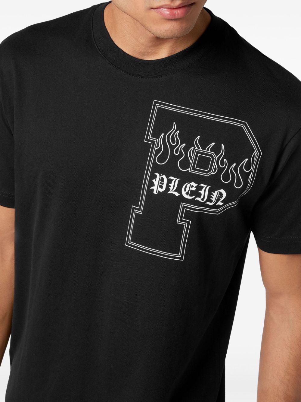 Philipp Plein PHILIPP PLEIN- Cotton T-shirt With Print