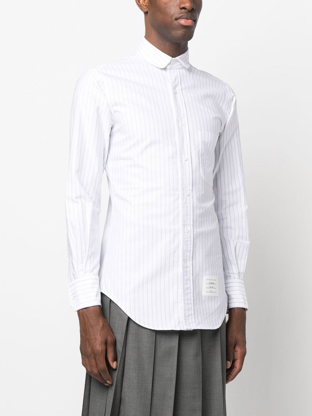 Thom Browne THOM BROWNE- Pinstripe-pattern Shirt