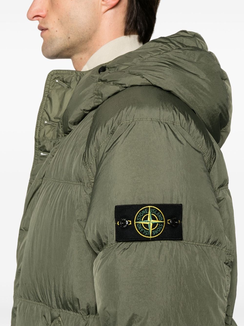 Stone Island STONE ISLAND- Nylon Padded Parka Coat