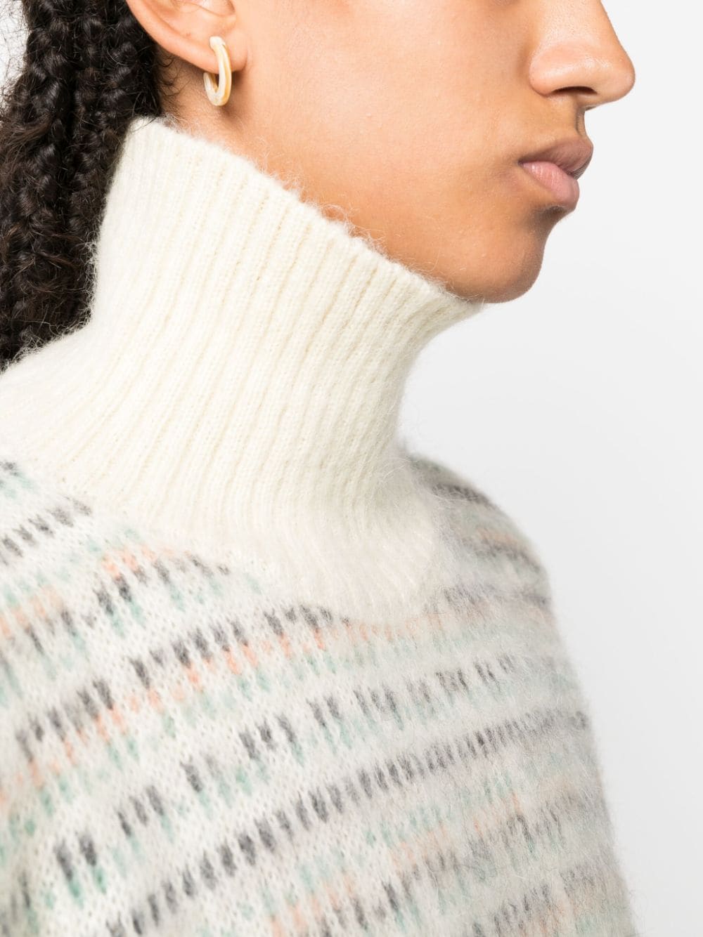 Alysi ALYSI- Mohair Turtleneck Sweater