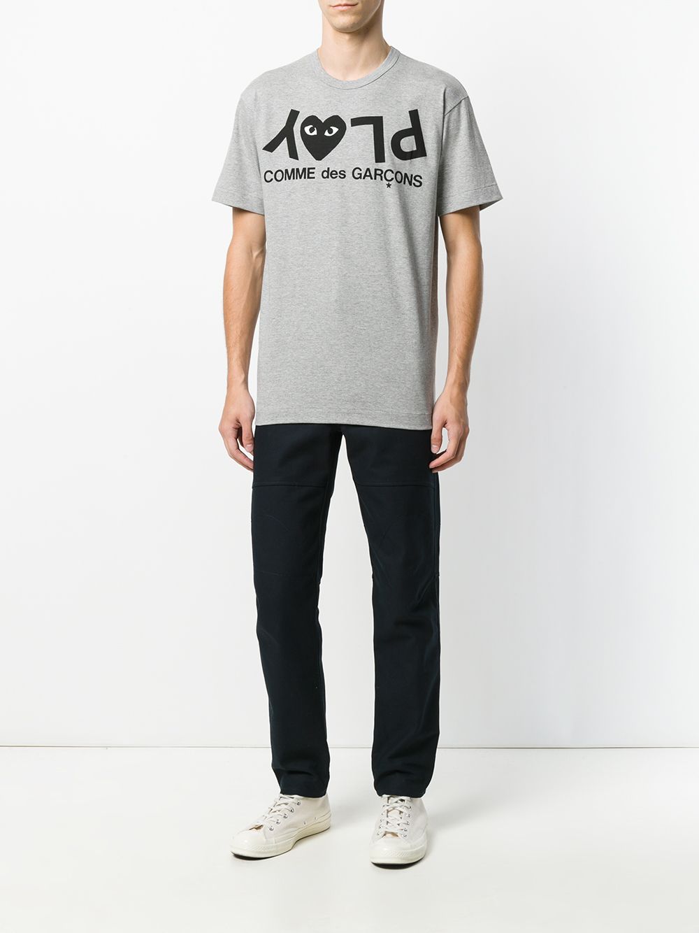 Comme Des Garçons Play COMME DES GARCONS PLAY- Logo Cotton T-shirt