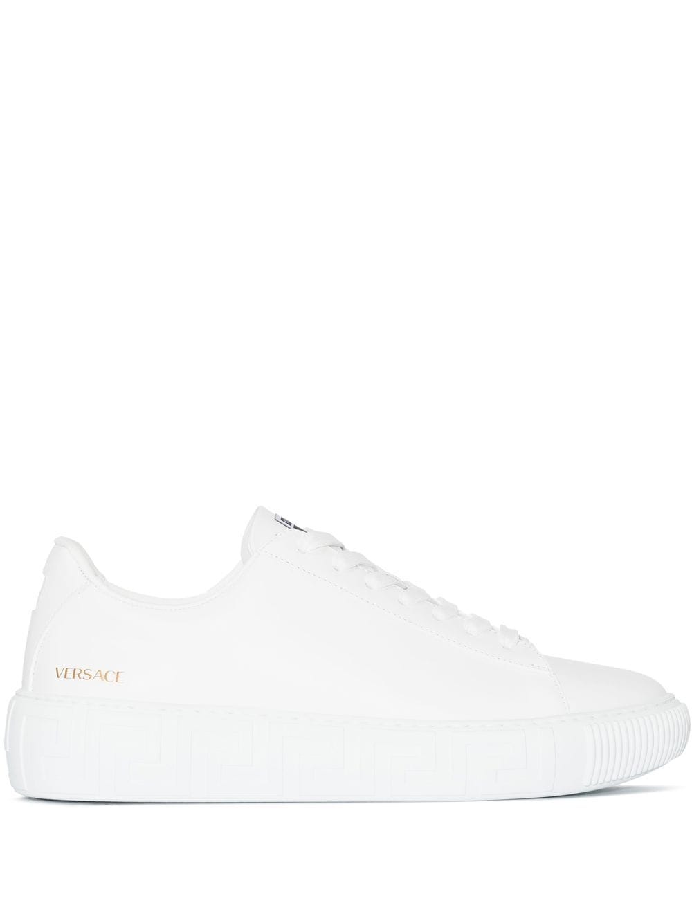 Versace VERSACE- Greca Leather Sneakers