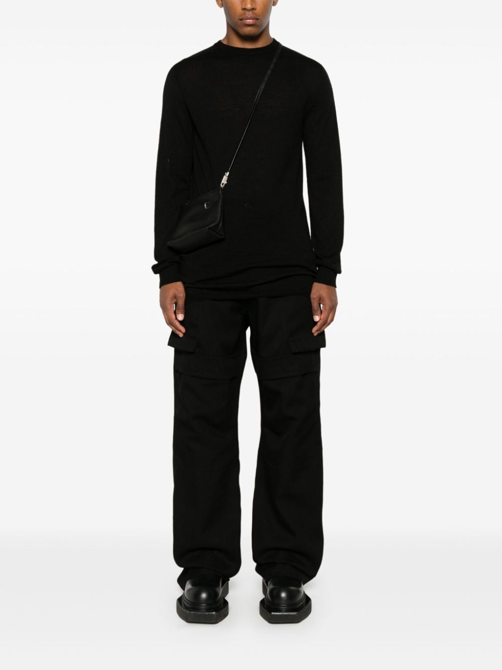 Rick Owens RICK OWENS- Trousers With Logo