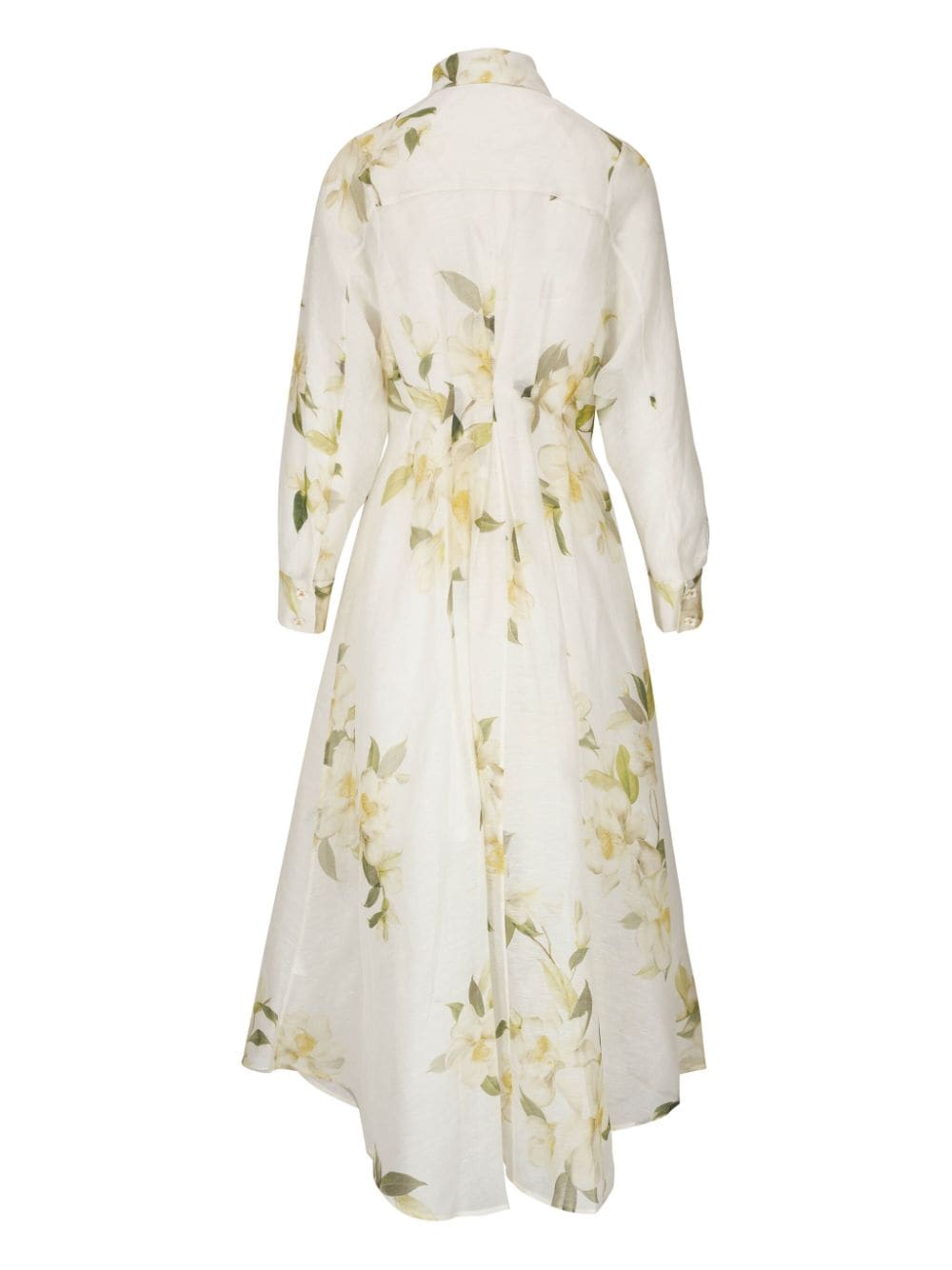 Zimmermann ZIMMERMANN- Floral Print Linen And Silk Blend Shirt Dress