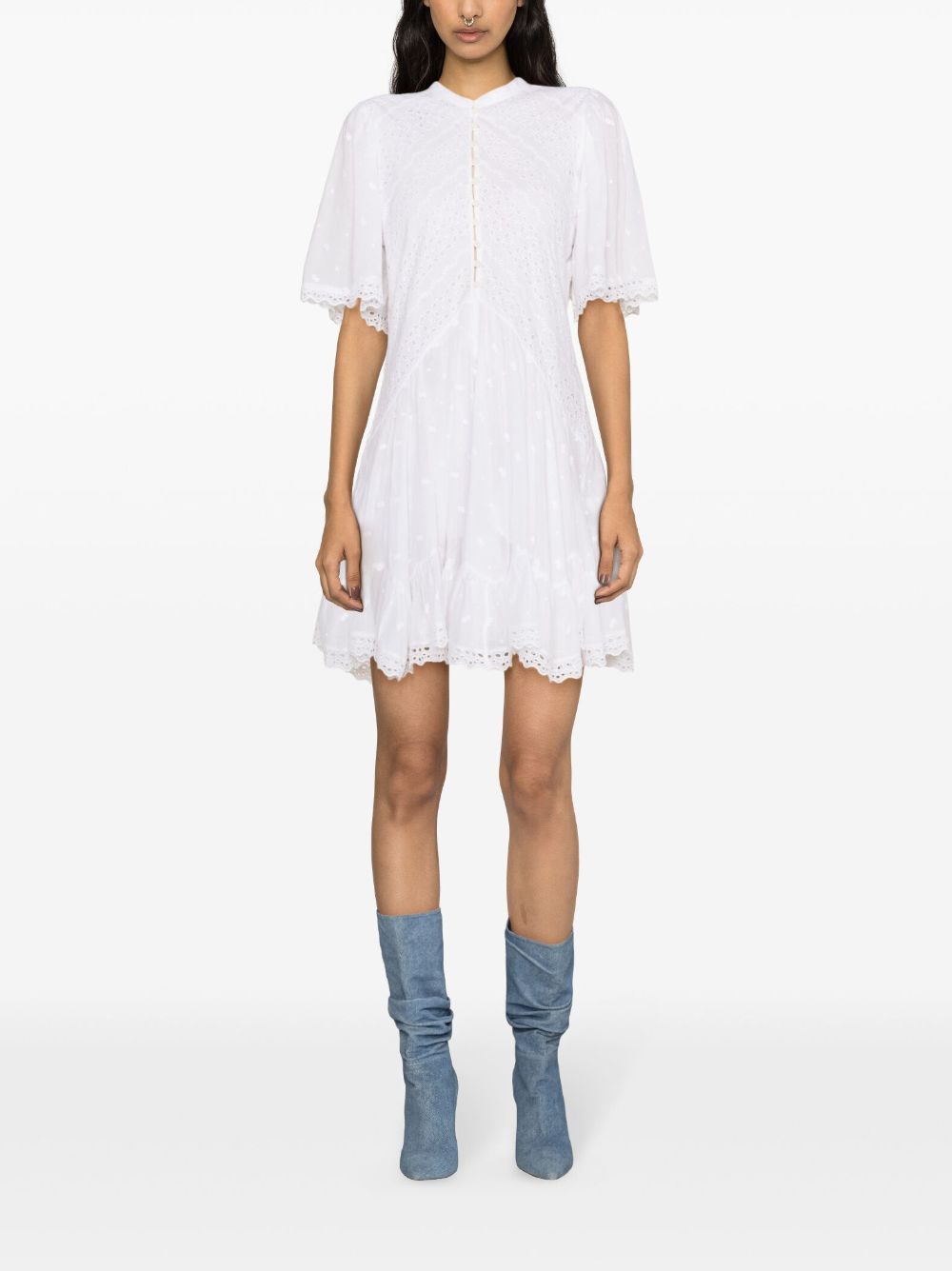 Marant Étoile MARANT ETOILE- Slayae Organic Cotton Mini Dress