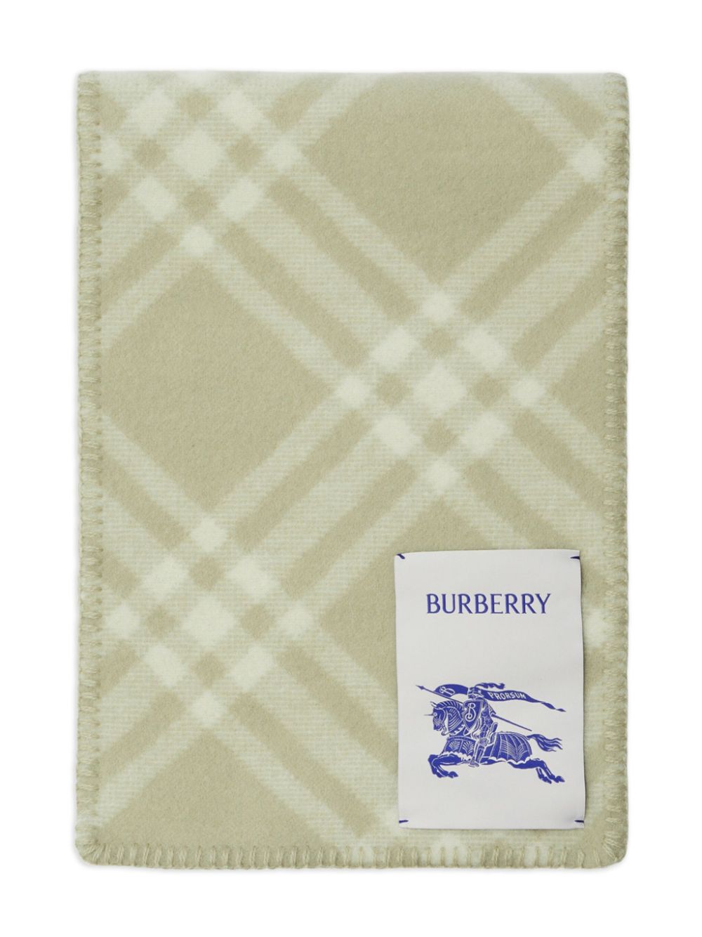 Burberry BURBERRY- Check Motif Wool Scarf