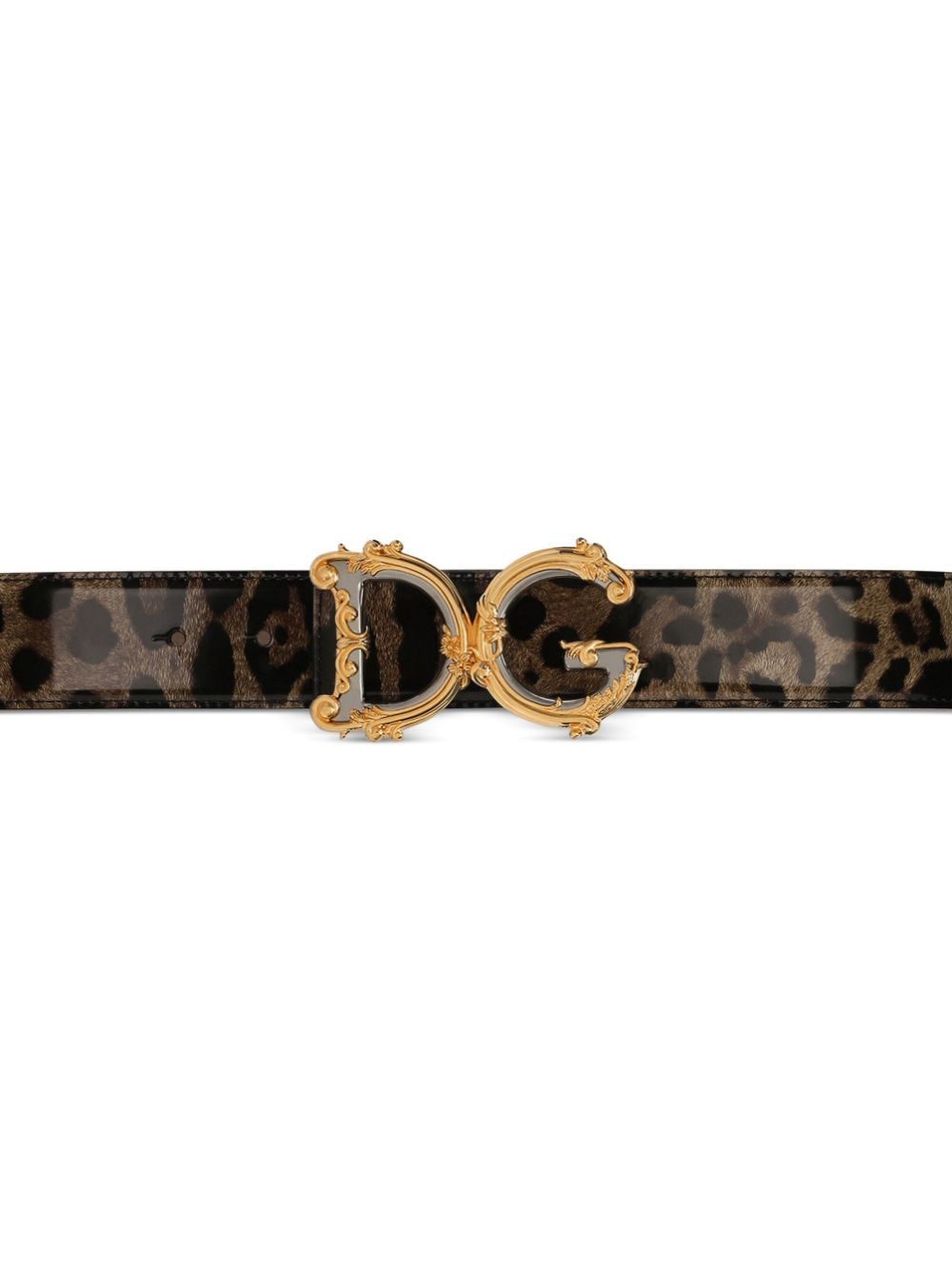 Dolce & Gabbana DOLCE & GABBANA- Dg Barocco Leather Belt