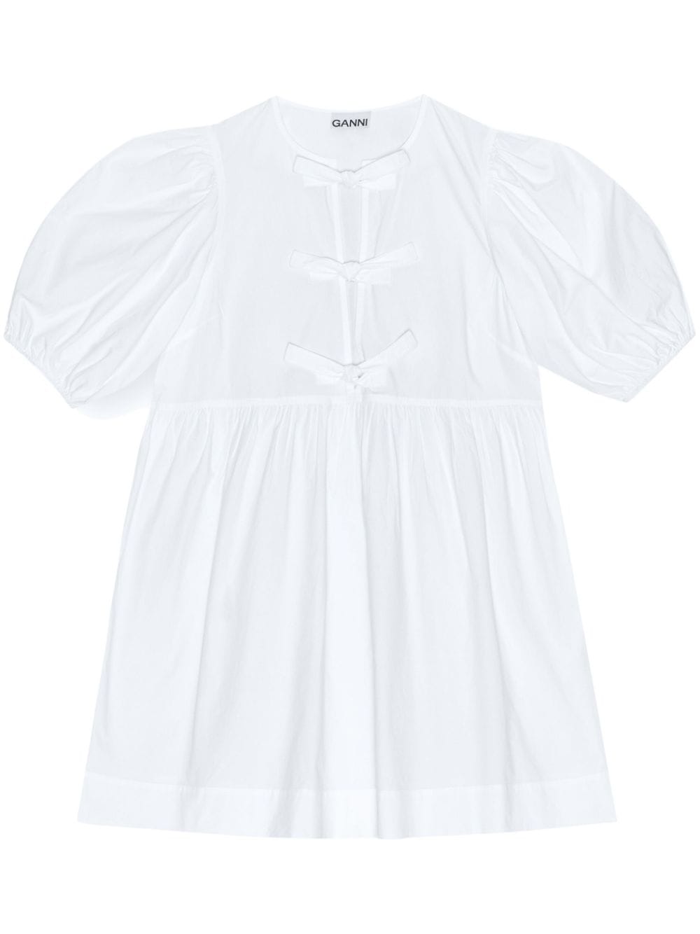 Ganni GANNI- Organic Cotton Mini Dress