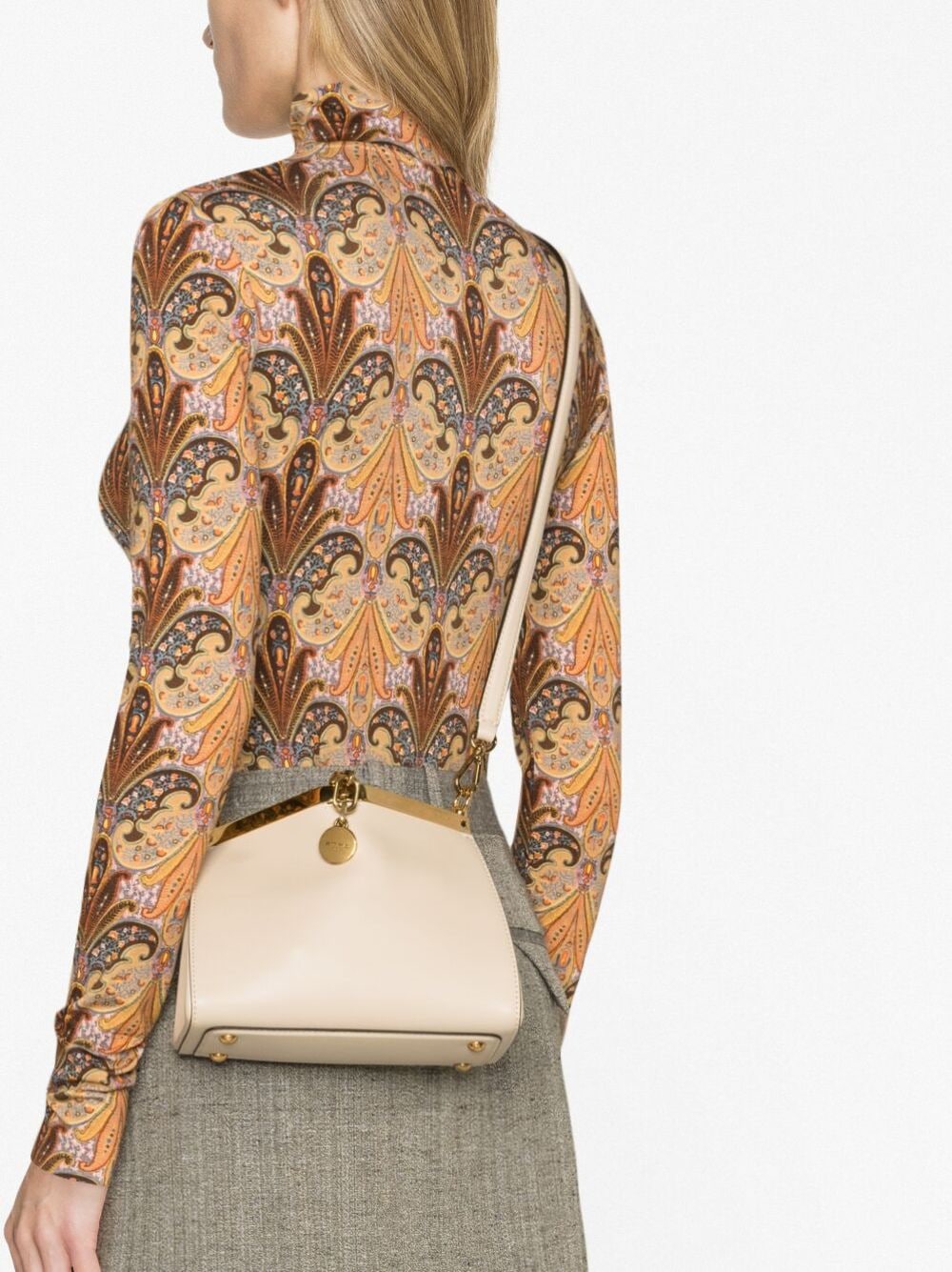 Etro ETRO- Vela Mini Leather Shoulder Bag