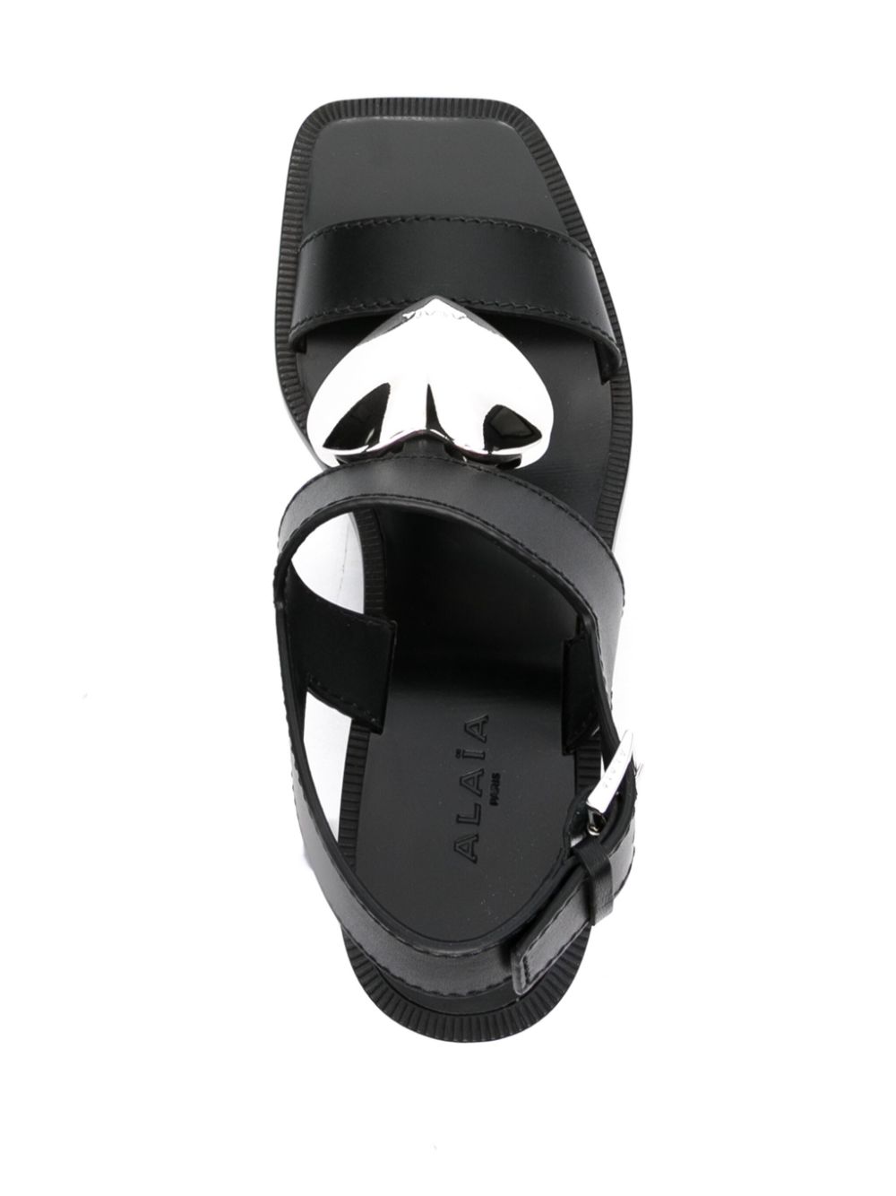 Alaïa ALAÏA- Le Coeur Leather Sandals