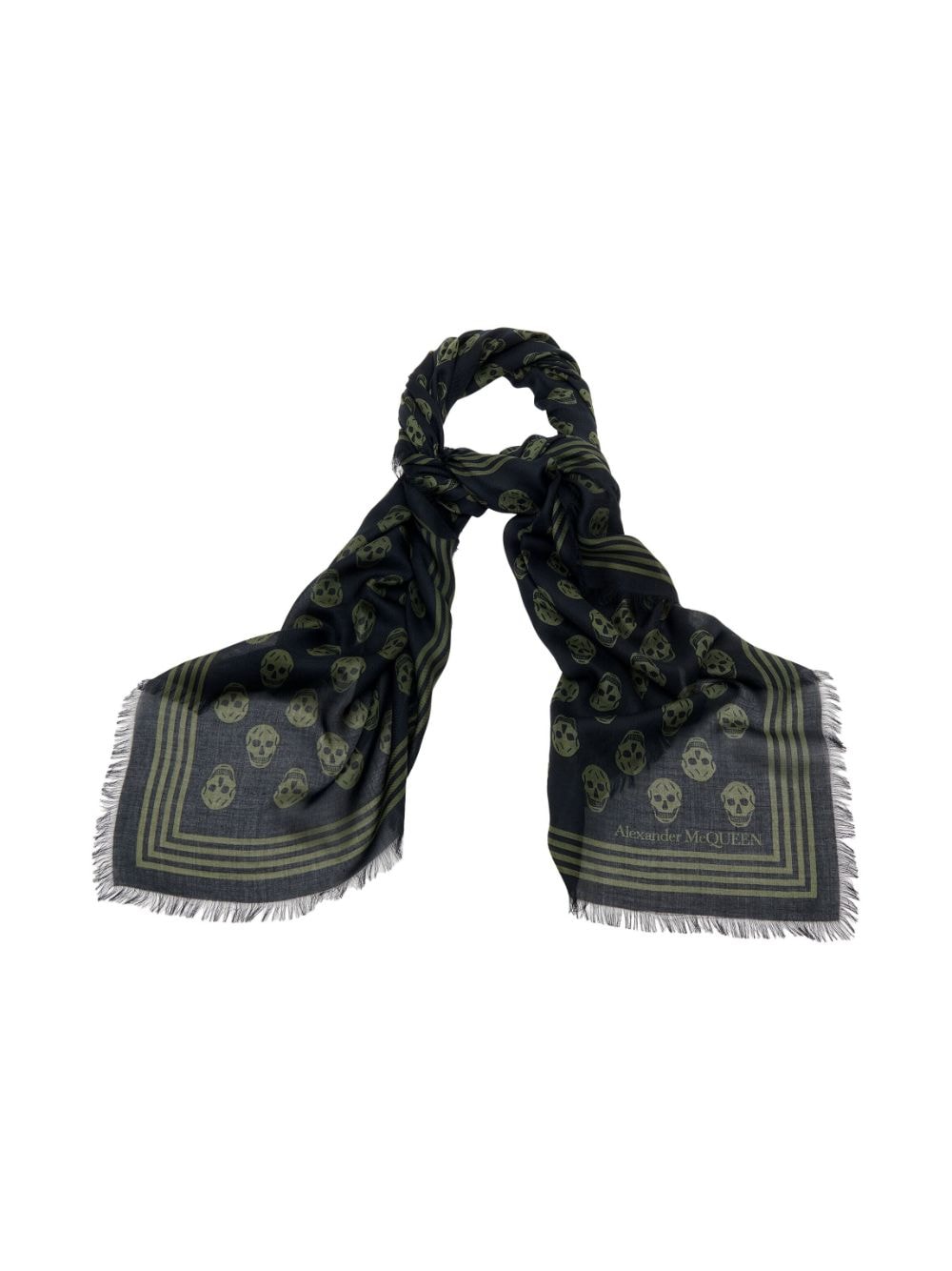 Alexander McQueen ALEXANDER MCQUEEN- Skull Biker Scarf