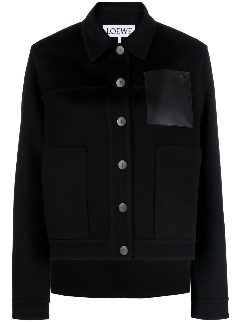 Loewe LOEWE- Wool And Cashmere Blend Workwear Jacket