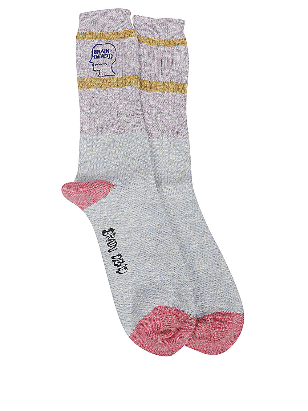 Brain Dead BRAIN DEAD- Cotton Socks With Striped Print