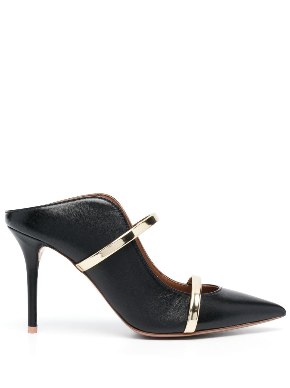 Malone Souliers MALONE SOULIERS- Maureen 85 Leather Stiletto Mules