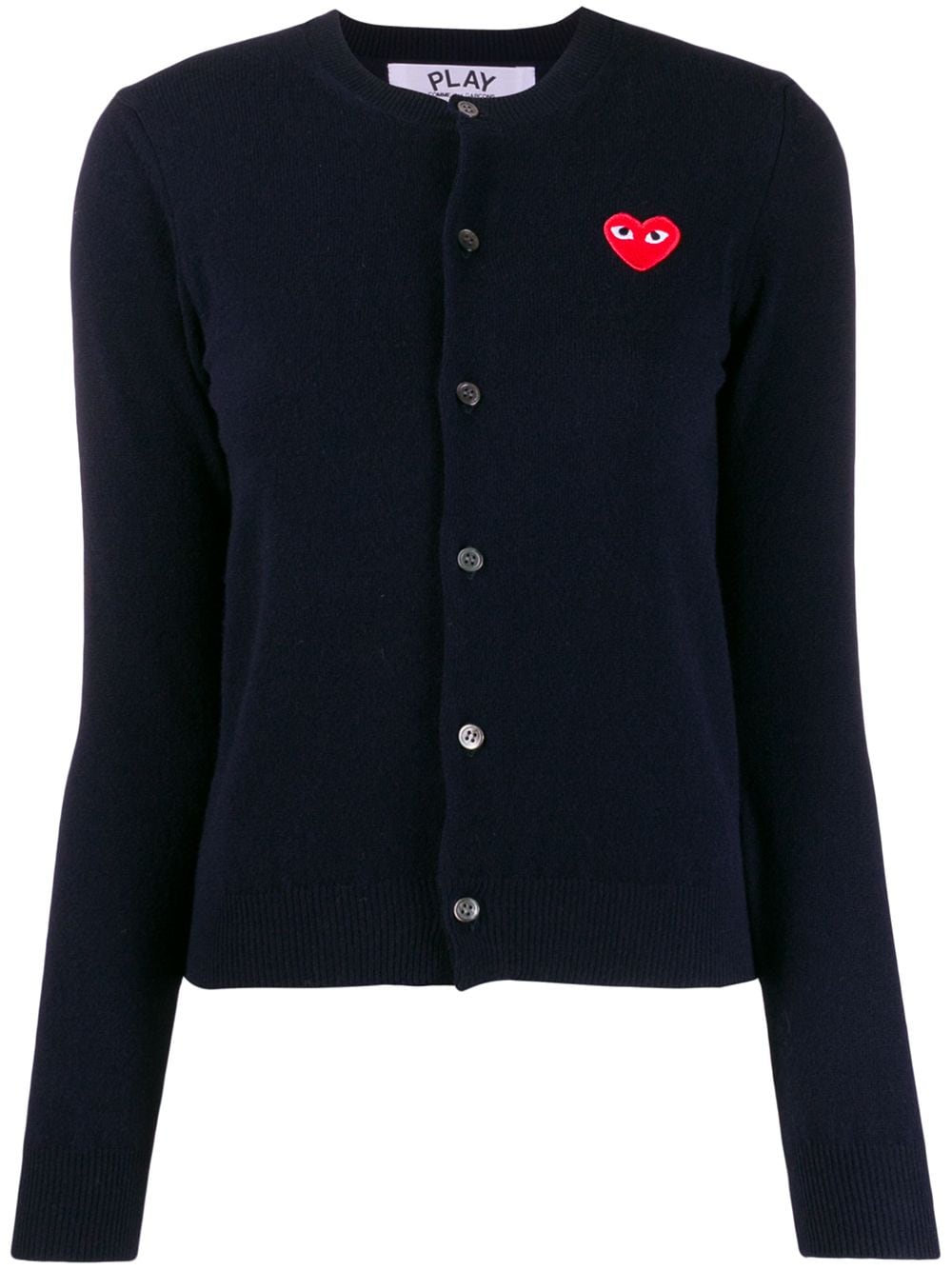 Comme Des Garçons Play COMME DES GARCONS PLAY- Logo Wool Cardigan