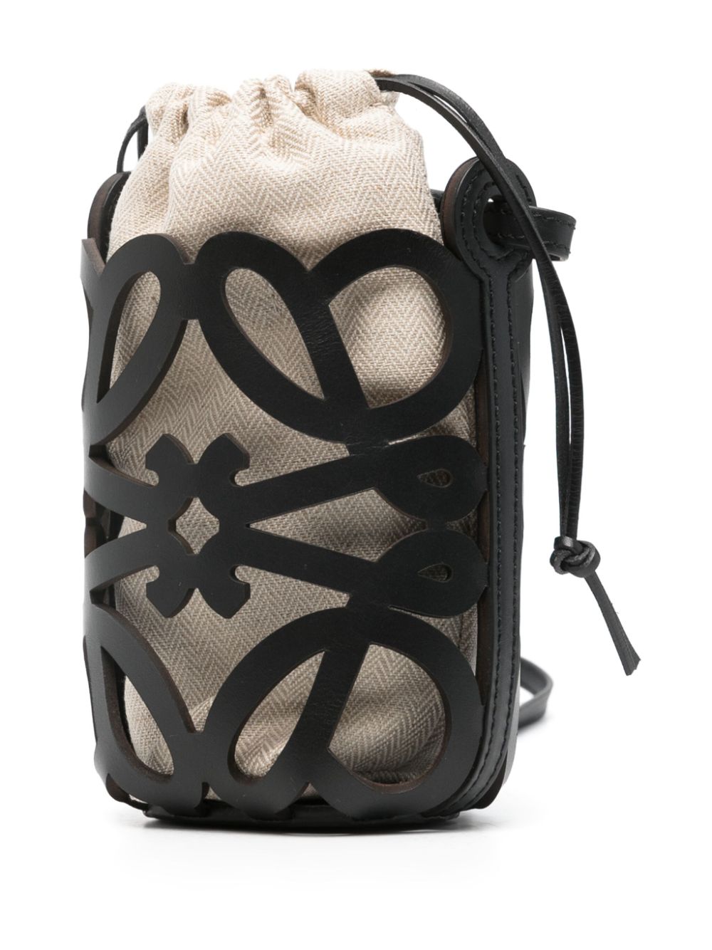 Loewe LOEWE- Anagram Cut-out Leather Bucket Bag