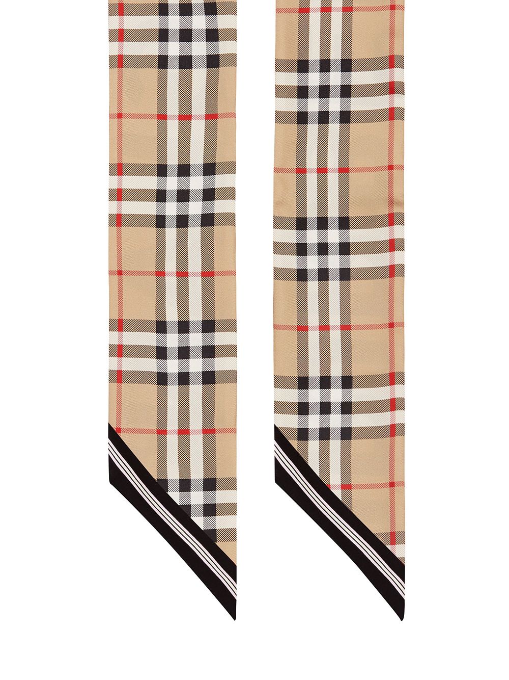 Burberry BURBERRY- Check Motif Silk Foulard