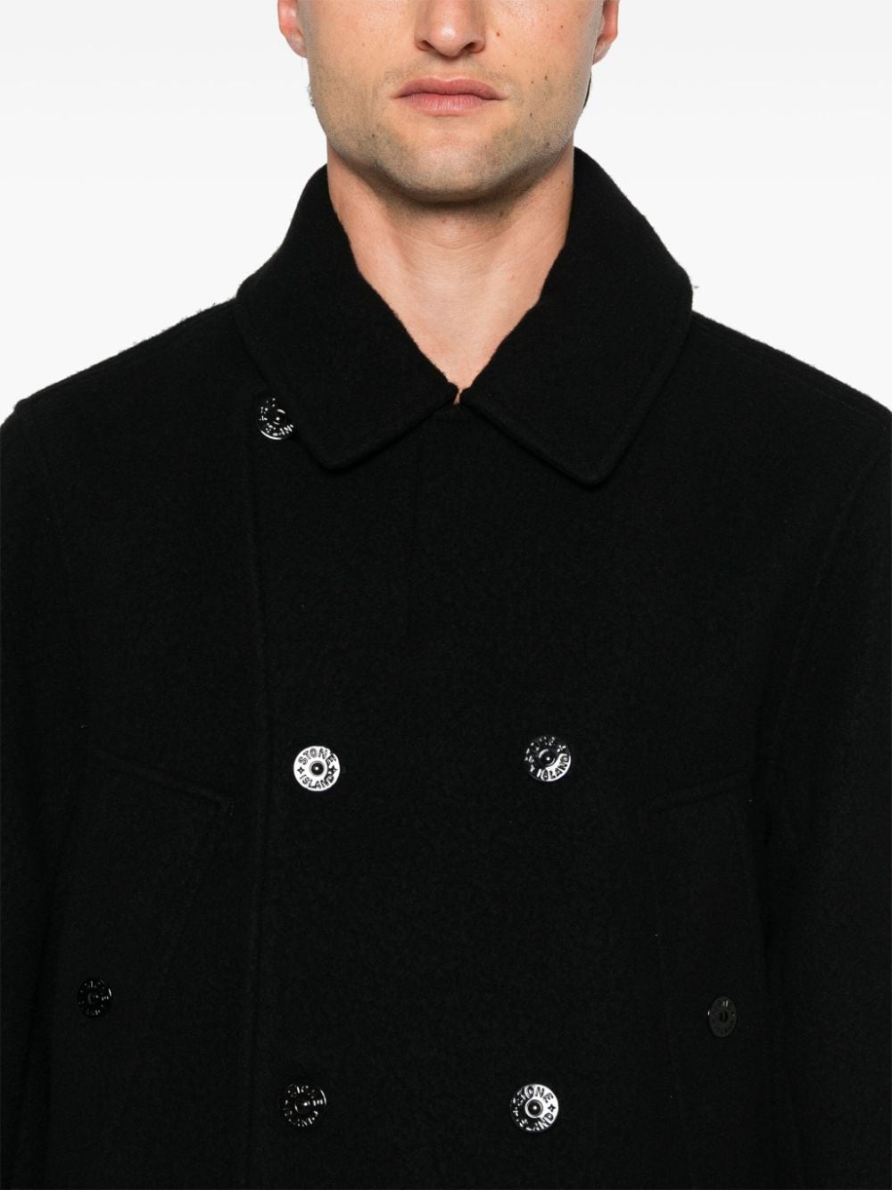 Stone Island STONE ISLAND- Double-breasted Jacket