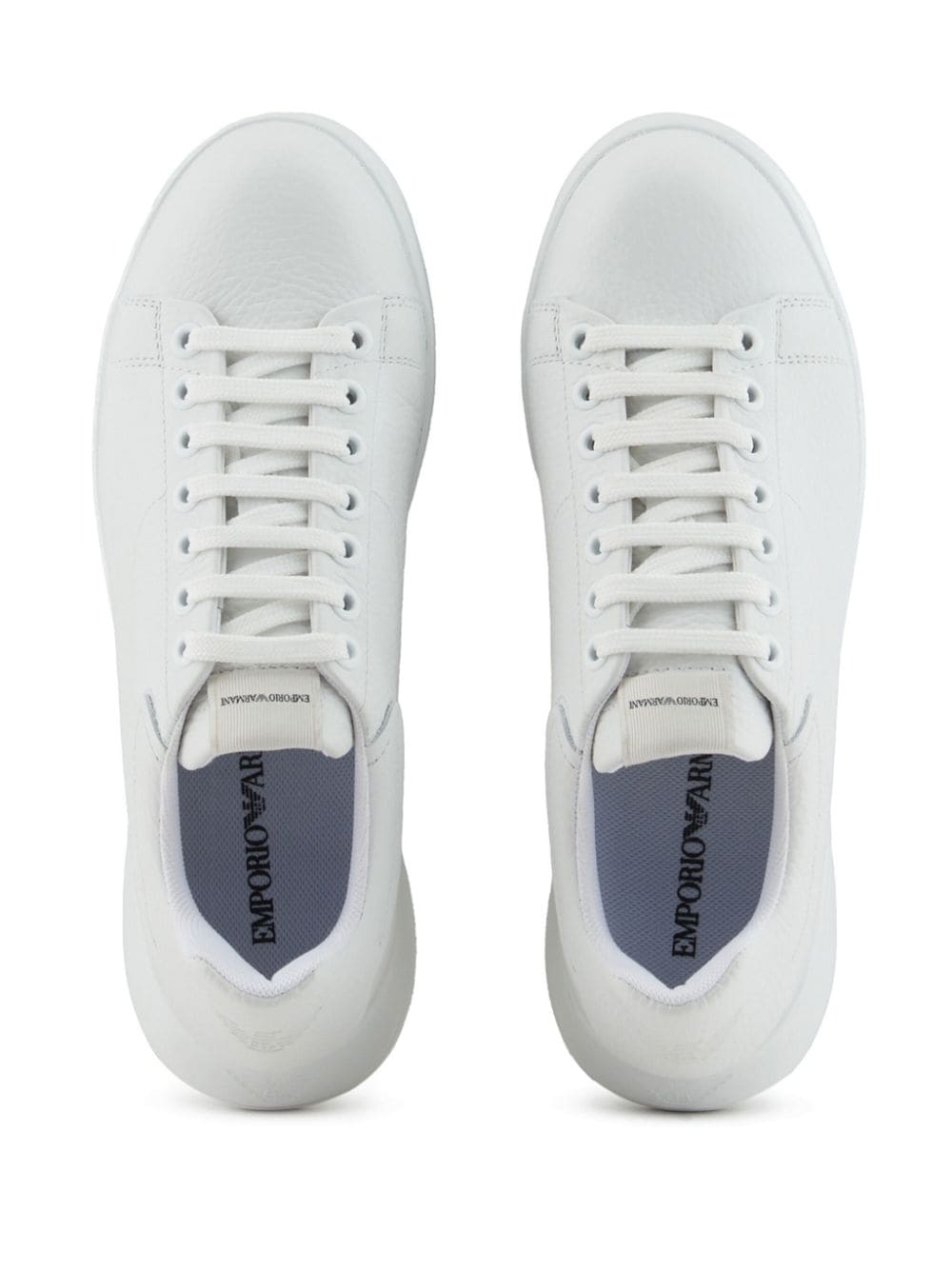 Emporio Armani EMPORIO ARMANI- Logo Leather Sneakers