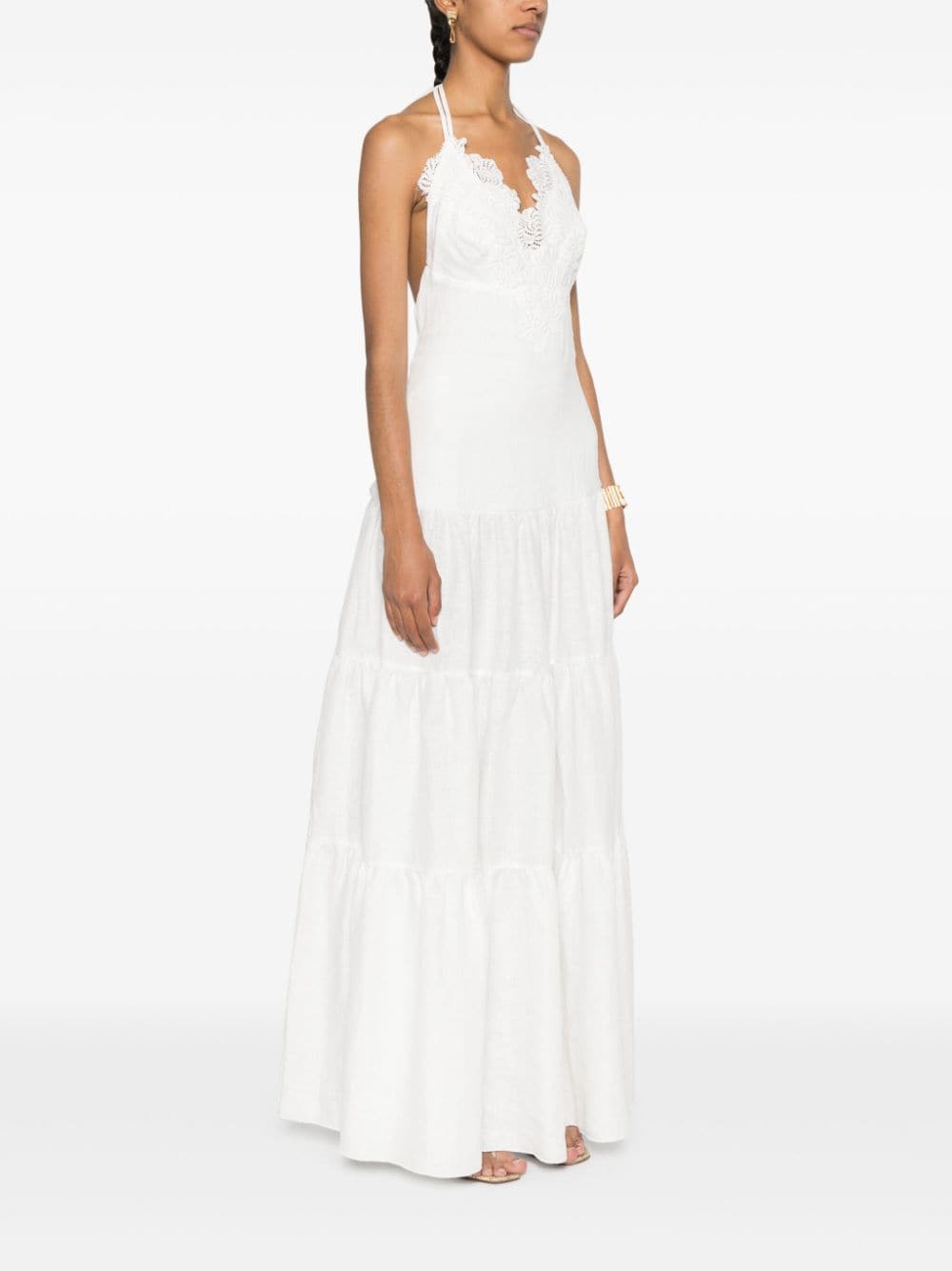 Ermanno Scervino ERMANNO SCERVINO- Lace Linen Long Dress