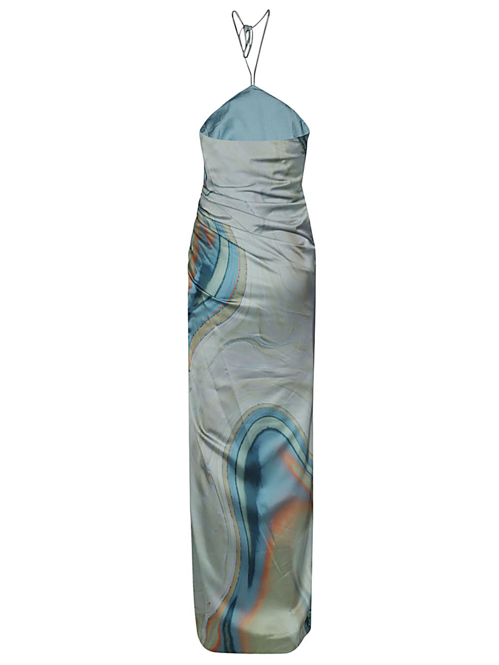 Jonathan Simkhai JONATHAN SIMKHAI- Hansel Printed Satin Midi Dress