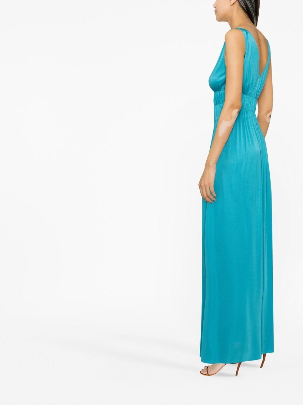 Parosh PAROSH- V-necked Long Dress