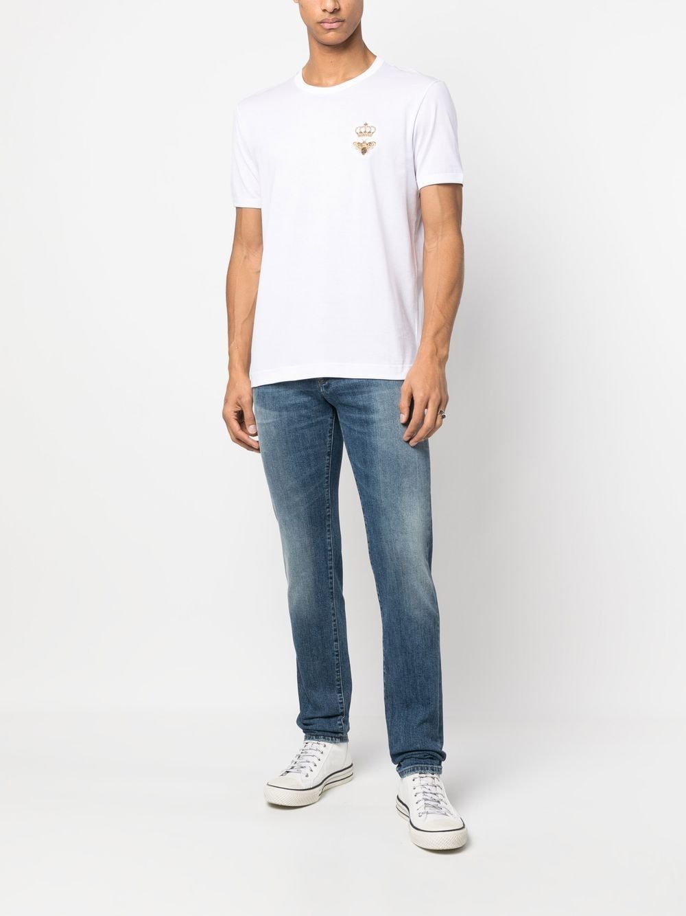 Dolce & Gabbana DOLCE & GABBANA- Logo Cotton T-shirt