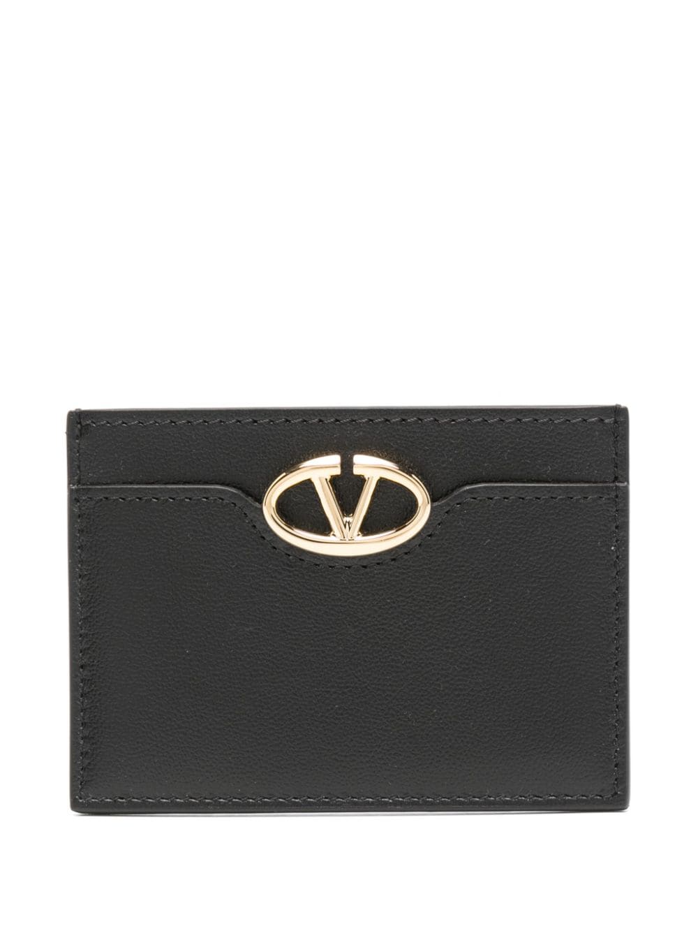 VALENTINO GARAVANI VALENTINO GARAVANI- Vlogo Bold Leather Card Case