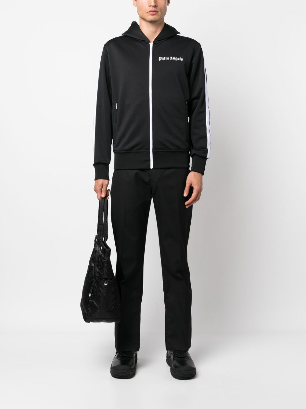 OFF-WHITE OFF-WHITE- Wool Striagh-leg Trousers