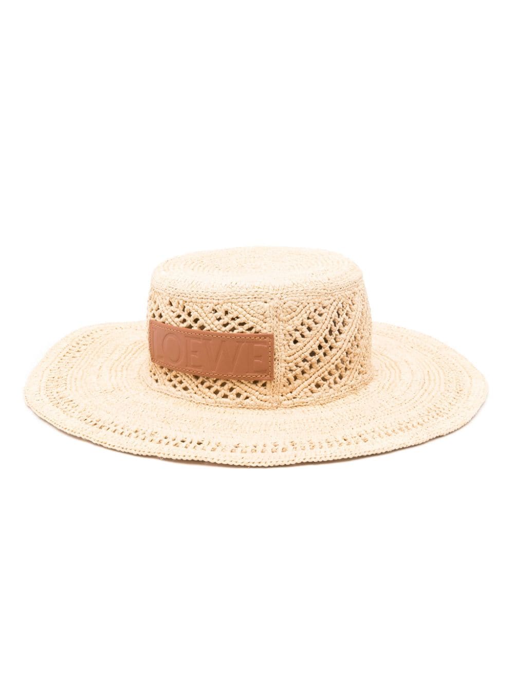 Loewe Paula's Ibiza LOEWE PAULA'S IBIZA- Logo Raffia Fedora Hat