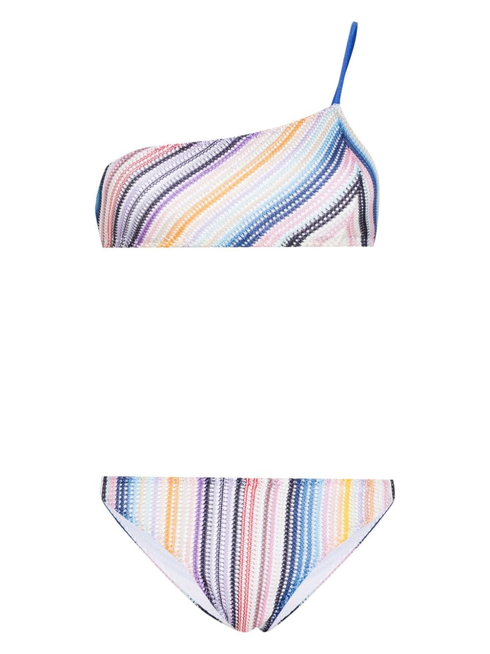 Missoni Beachwear MISSONI BEACHWEAR- One-shoulder Bikini Set