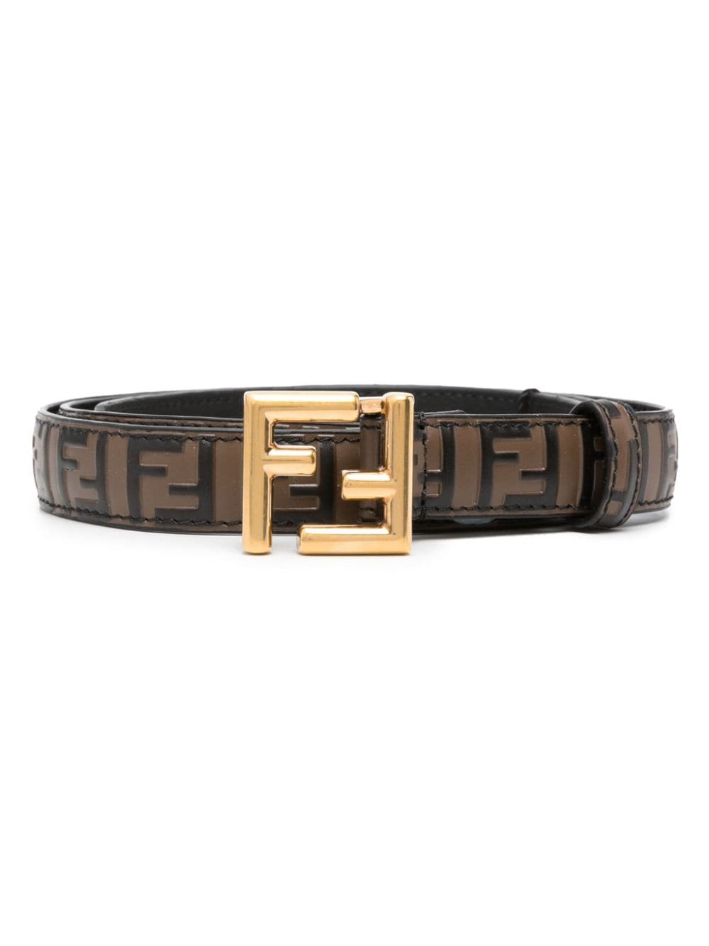 FENDI FENDI- Ff Leather Belt