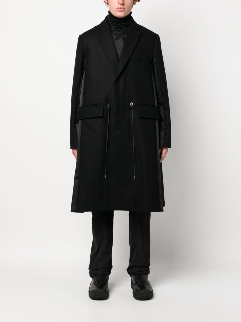 Sacai SACAI- Wool Melton Coat