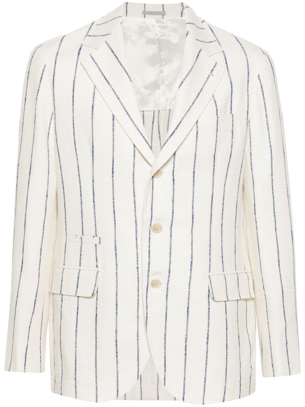 Brunello Cucinelli BRUNELLO CUCINELLI- Wool And Linen Blenad Jacket