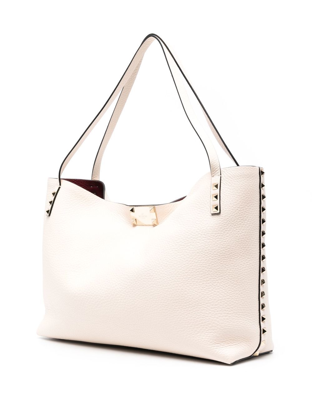 VALENTINO GARAVANI VALENTINO GARAVANI- Rockstud Leather Tote Bag