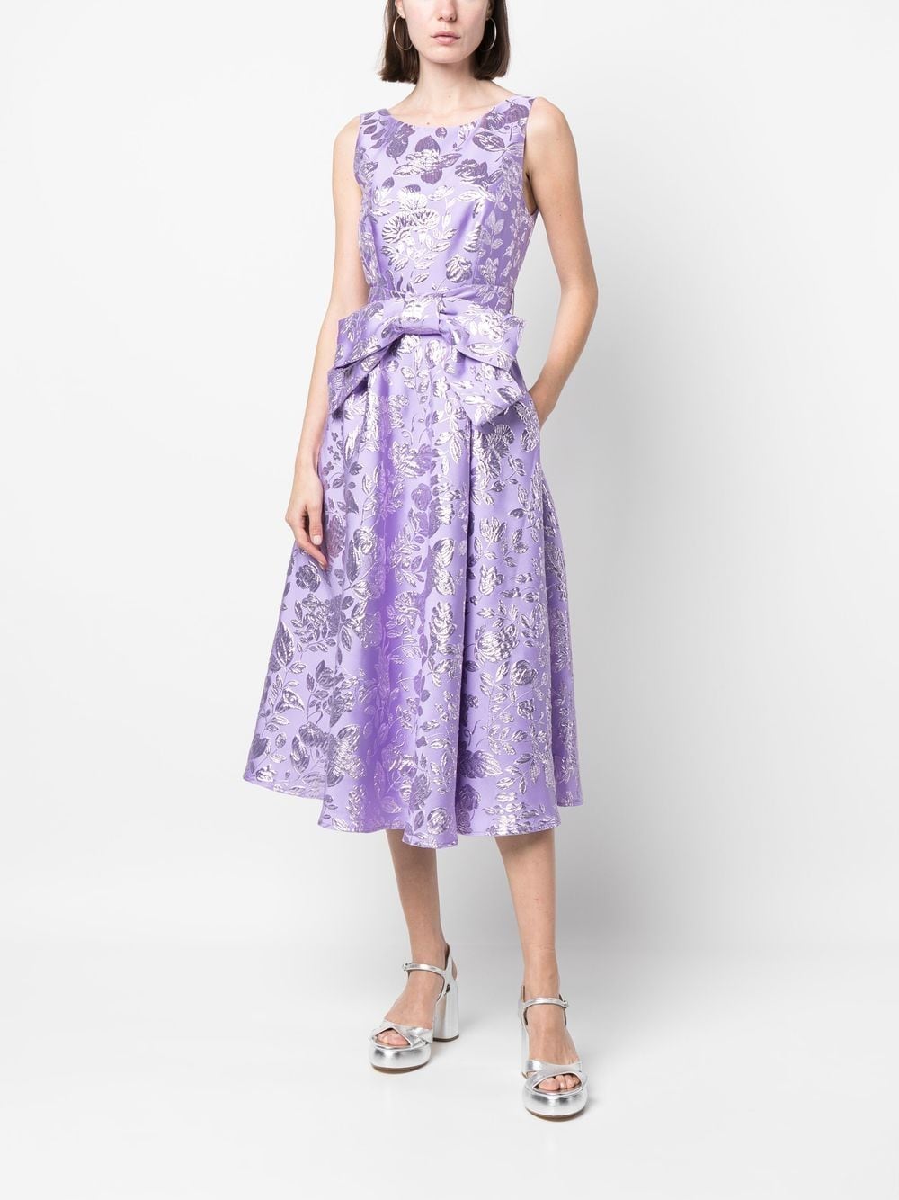 Parosh PAROSH- Jacquard Midi Dress