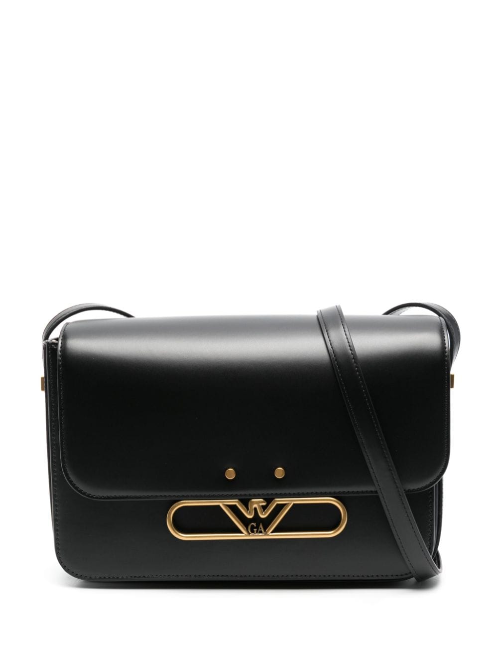 Emporio Armani EMPORIO ARMANI- Large Leather Shoulder Bag