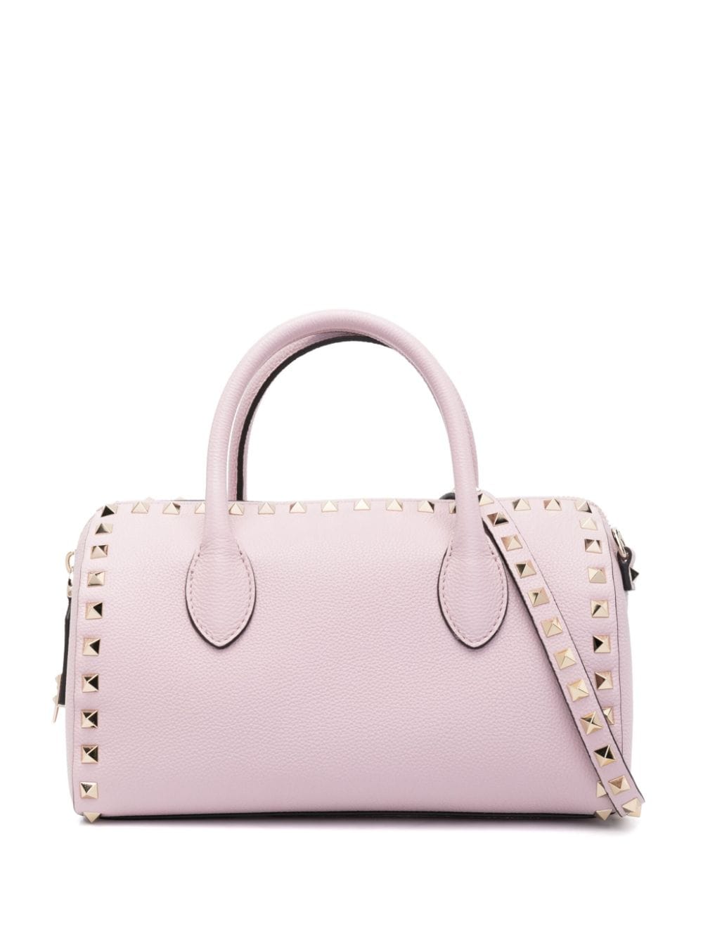 VALENTINO GARAVANI VALENTINO GARAVANI- Rockstud Leather Bowling Bag