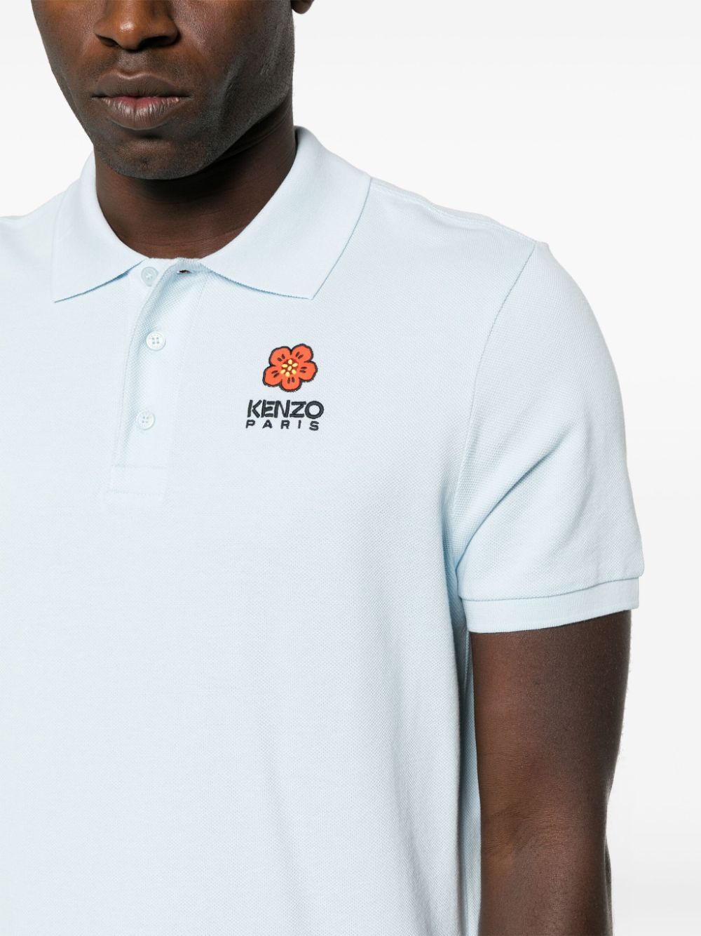 Kenzo KENZO- Boke Flower Cotton Polo Shirt