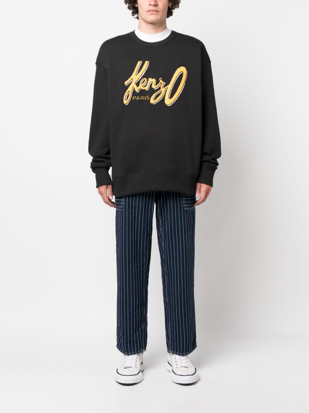 Kenzo KENZO- Archive Oversized Logo Cotton Sweatshirt