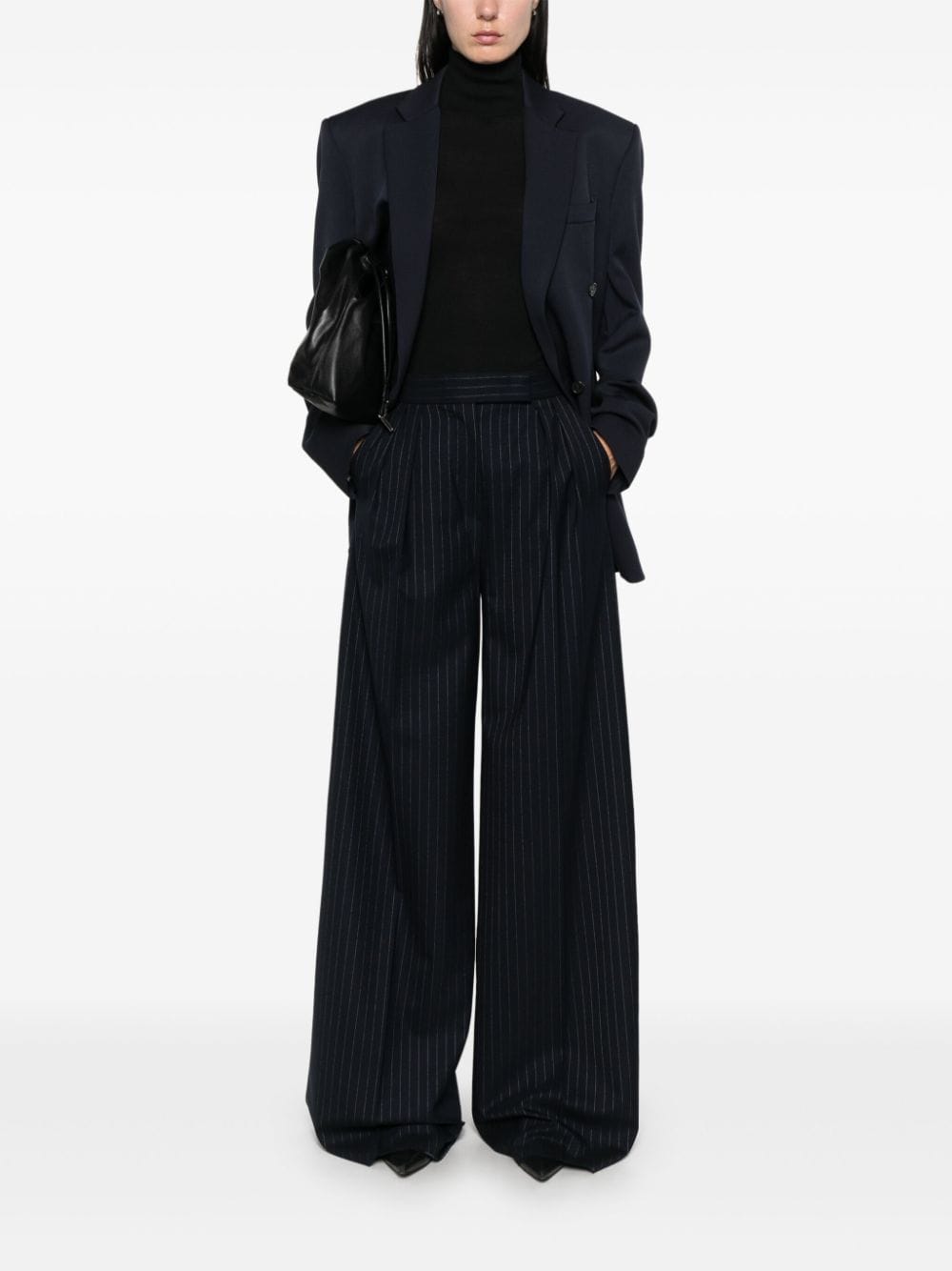 Max Mara MAX MARA- Wool Wide-leg Trousers