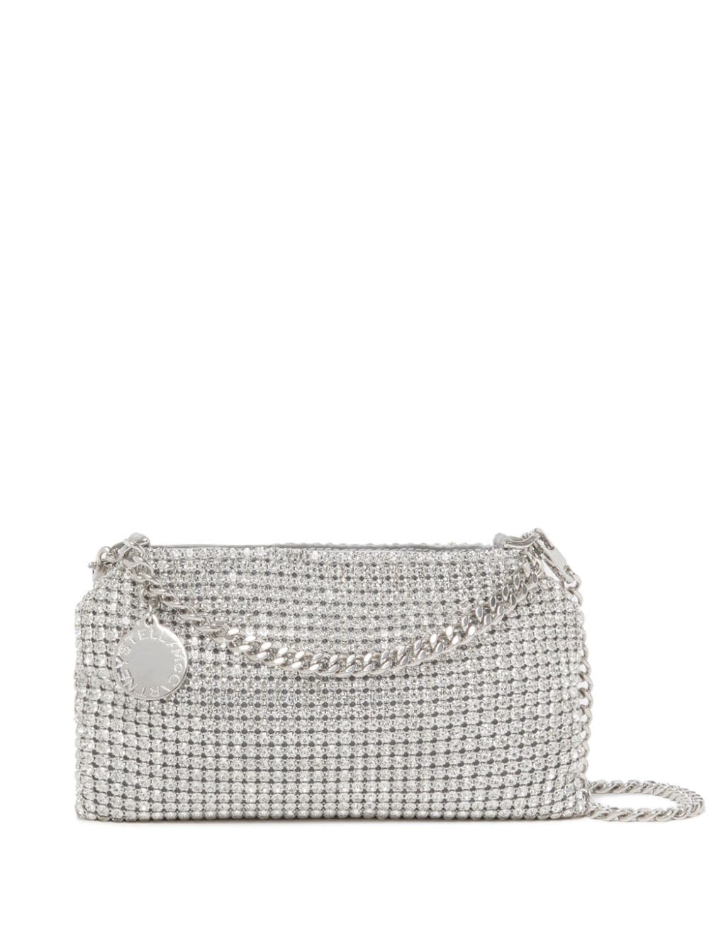 Stella McCartney STELLA MCCARTNEY- Falabella Crystal Mesh Clutch