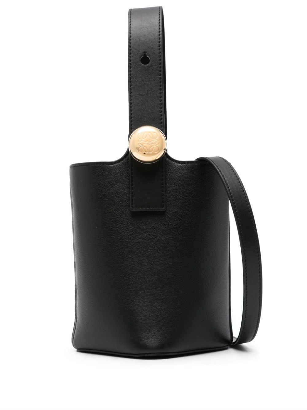 Loewe LOEWE- Pebble Mini Leather Bucket Bag