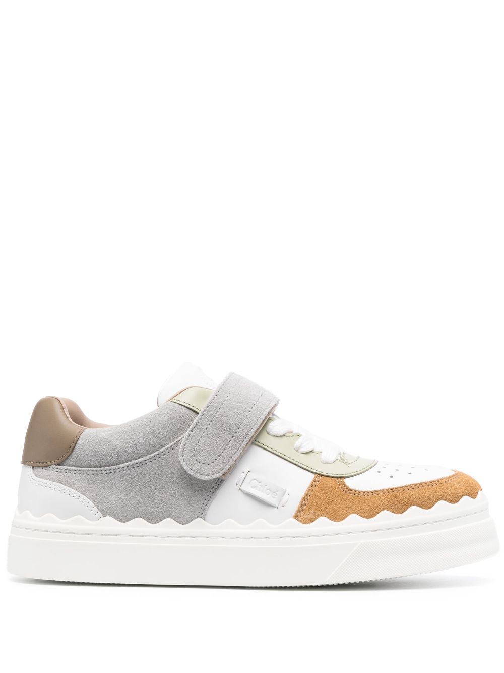 Chloé CHLOÉ- Lauren Touch Strap Sneakers