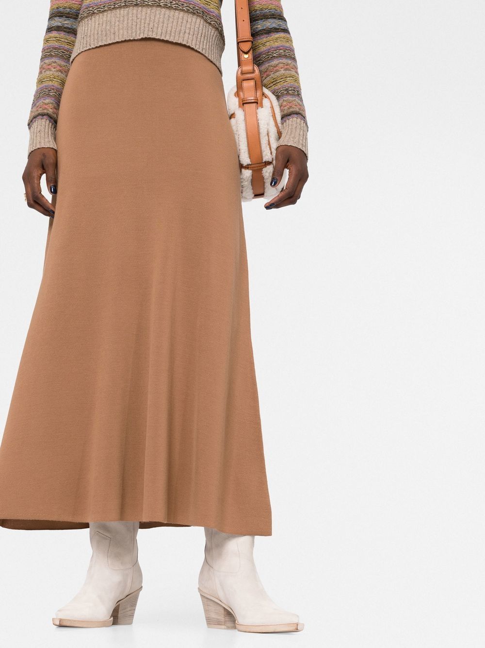 Chloé CHLOÉ- Wool Long Skirt