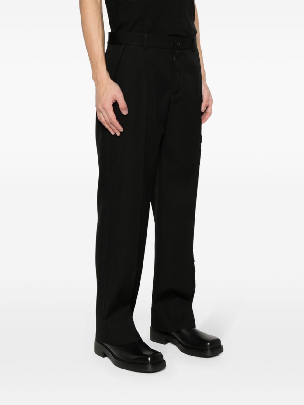 OFF-WHITE OFF-WHITE- Wool Trousers