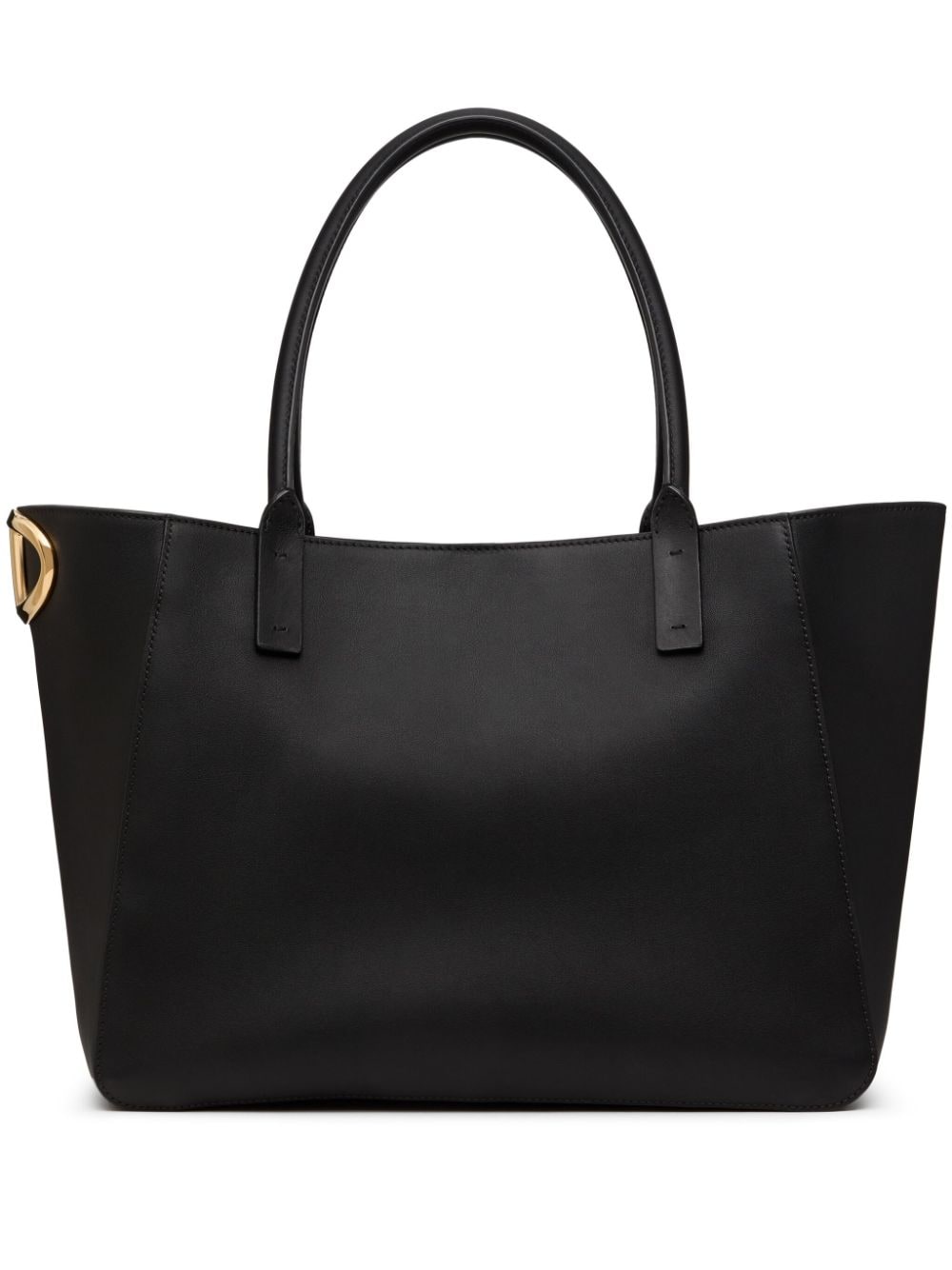 VALENTINO GARAVANI VALENTINO GARAVANI- Vlogo Side Small Leather Tote Bag