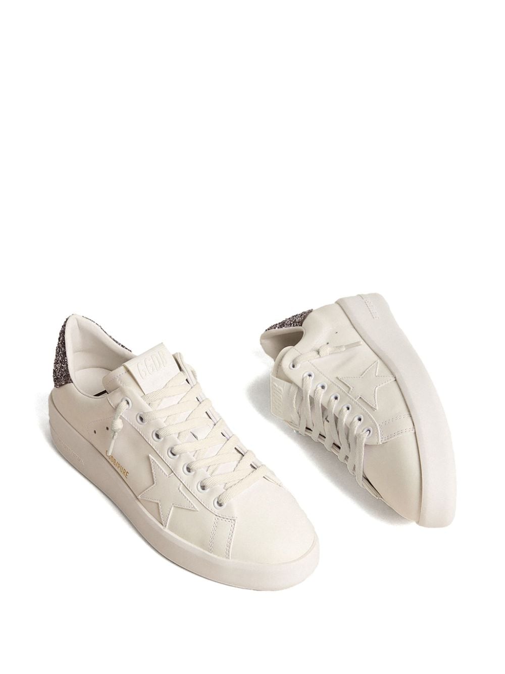 Golden Goose GOLDEN GOOSE- Pure Star Leather Sneakers