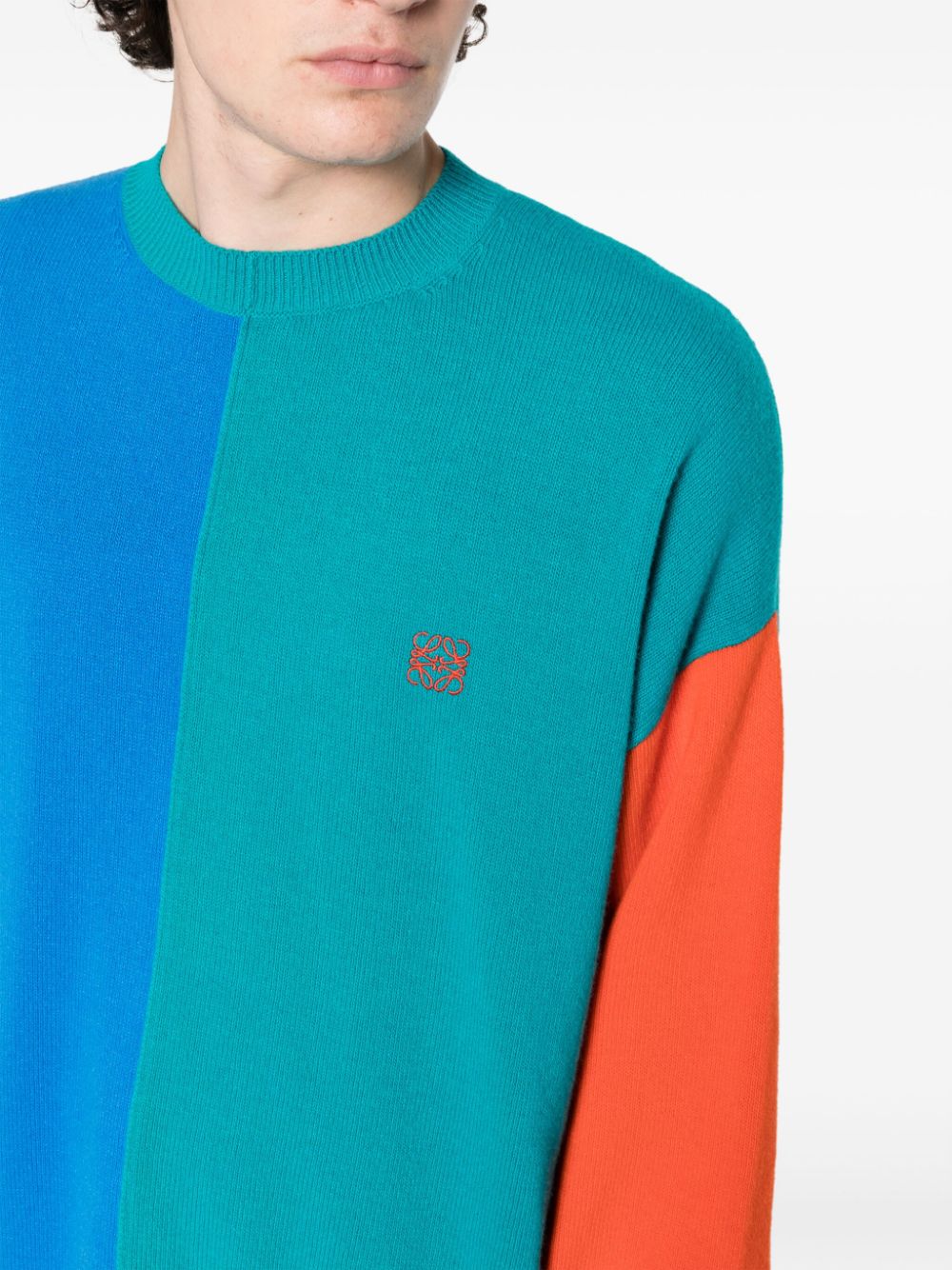 Loewe LOEWE- Logo Wool Asymmetric Jumper